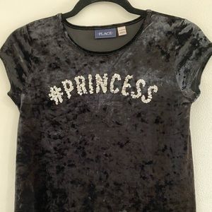 Black and silver shirt